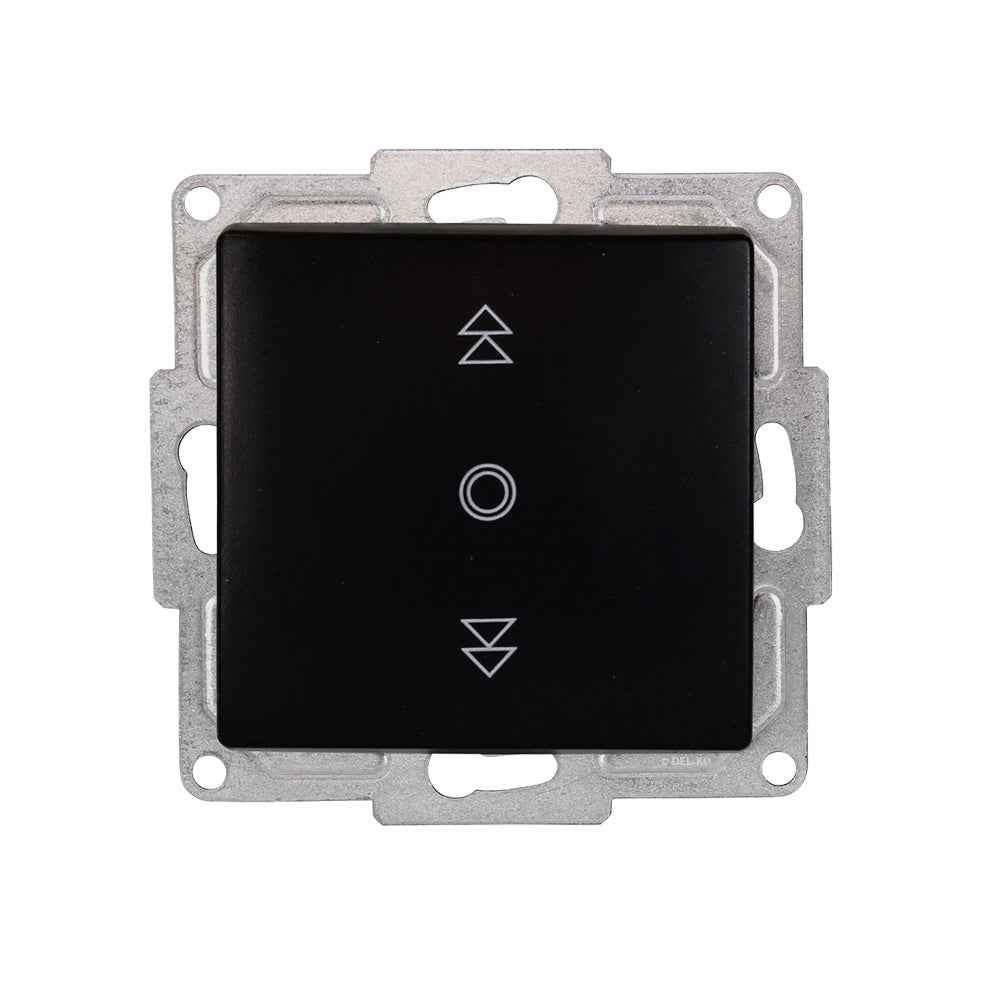VISAGE Schwarz UP Schalterprogramme, Schuko Steckdosen, Schalter, Taster, Jalousie, Dimmer,