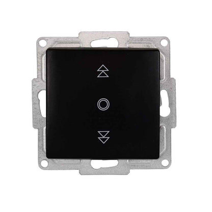 VISAGE Schwarz UP Schalterprogramme, Schuko Steckdosen, Schalter, Taster, Jalousie, Dimmer,