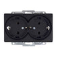 VISAGE Schwarz UP Schalterprogramme, Schuko Steckdosen, Schalter, Taster, Jalousie, Dimmer,