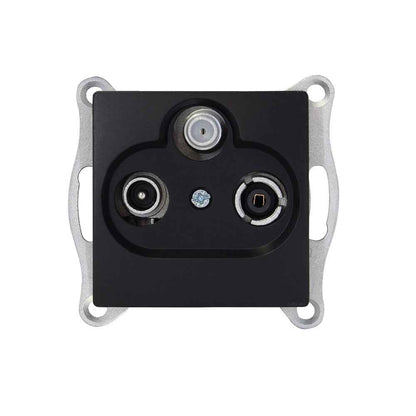 VISAGE Schwarz UP Schalterprogramme, Schuko Steckdosen, Schalter, Taster, Jalousie, Dimmer,