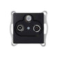VISAGE Schwarz UP Schalterprogramme, Schuko Steckdosen, Schalter, Taster, Jalousie, Dimmer,