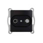 VISAGE Schwarz UP Schalterprogramme, Schuko Steckdosen, Schalter, Taster, Jalousie, Dimmer,