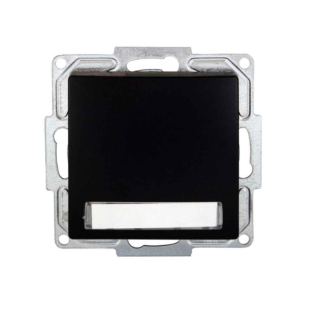 VISAGE Schwarz UP Schalterprogramme, Schuko Steckdosen, Schalter, Taster, Jalousie, Dimmer,