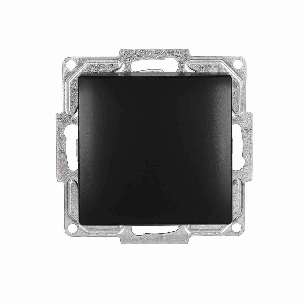 VISAGE Schwarz UP Schalterprogramme, Schuko Steckdosen, Schalter, Taster, Jalousie, Dimmer,