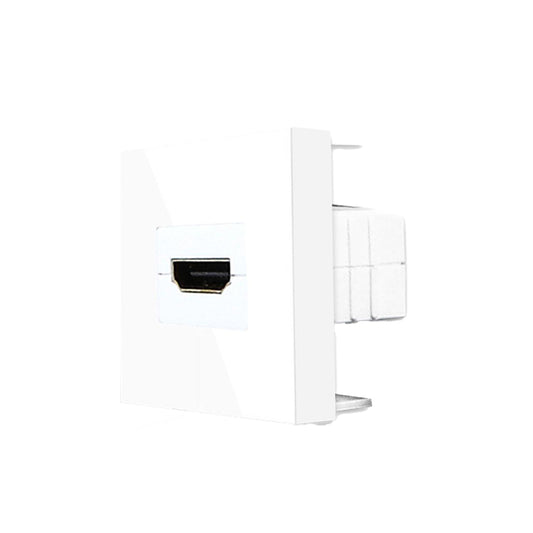 Livolo einfaches, weißes HDMI Modul 90° Winkel Bodentanks Tischdosen