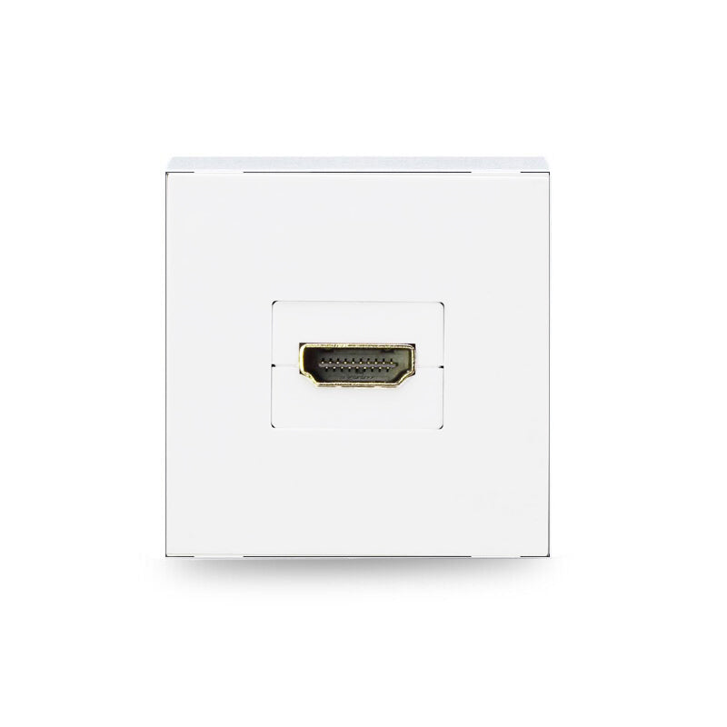 Livolo einfaches, weißes HDMI Modul 90° Winkel Bodentanks Tischdosen