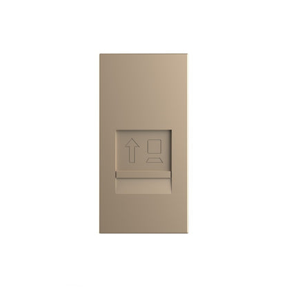 Livolo halbes, goldenes LAN-Modul CAT6