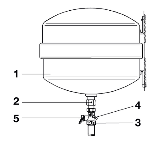 Kappenventil Messing 1" Afriso