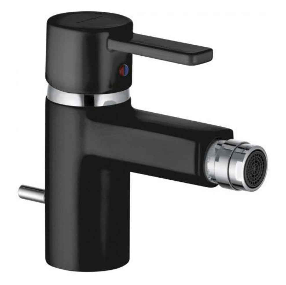 KLUDI "ZENTA" Bidet-Einhebelmischer (schwarz/chrom)