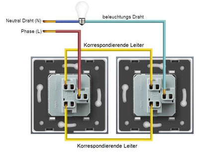 Livolo einfaches Wipp-Licht-/Wechselschalter-Modul in gold