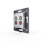 Livolo zweifaches, graues Audio-Modul