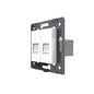 Livolo weißes, zweifaches RJ45 LAN-Modul CAT7