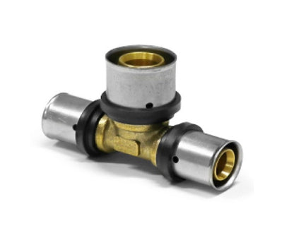 Fitting Pressfitting PIPETEC TH + U Kontur Aluverbund Bogen Kupplung T-Stück