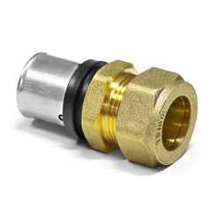 Fitting Pressfitting PIPETEC TH & U Kontur Aluverbund Bogen Kupplung T-Stück