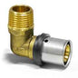 Fitting Pressfitting PIPETEC TH & U Kontur Aluverbund Bogen Kupplung T-Stück