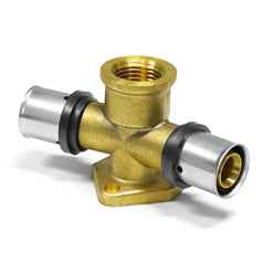 Fitting Pressfitting PIPETEC TH & U Kontur Aluverbund Bogen Kupplung T-Stück