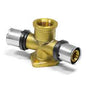 Fitting Pressfitting PIPETEC TH & U Kontur Aluverbund Bogen Kupplung T-Stück