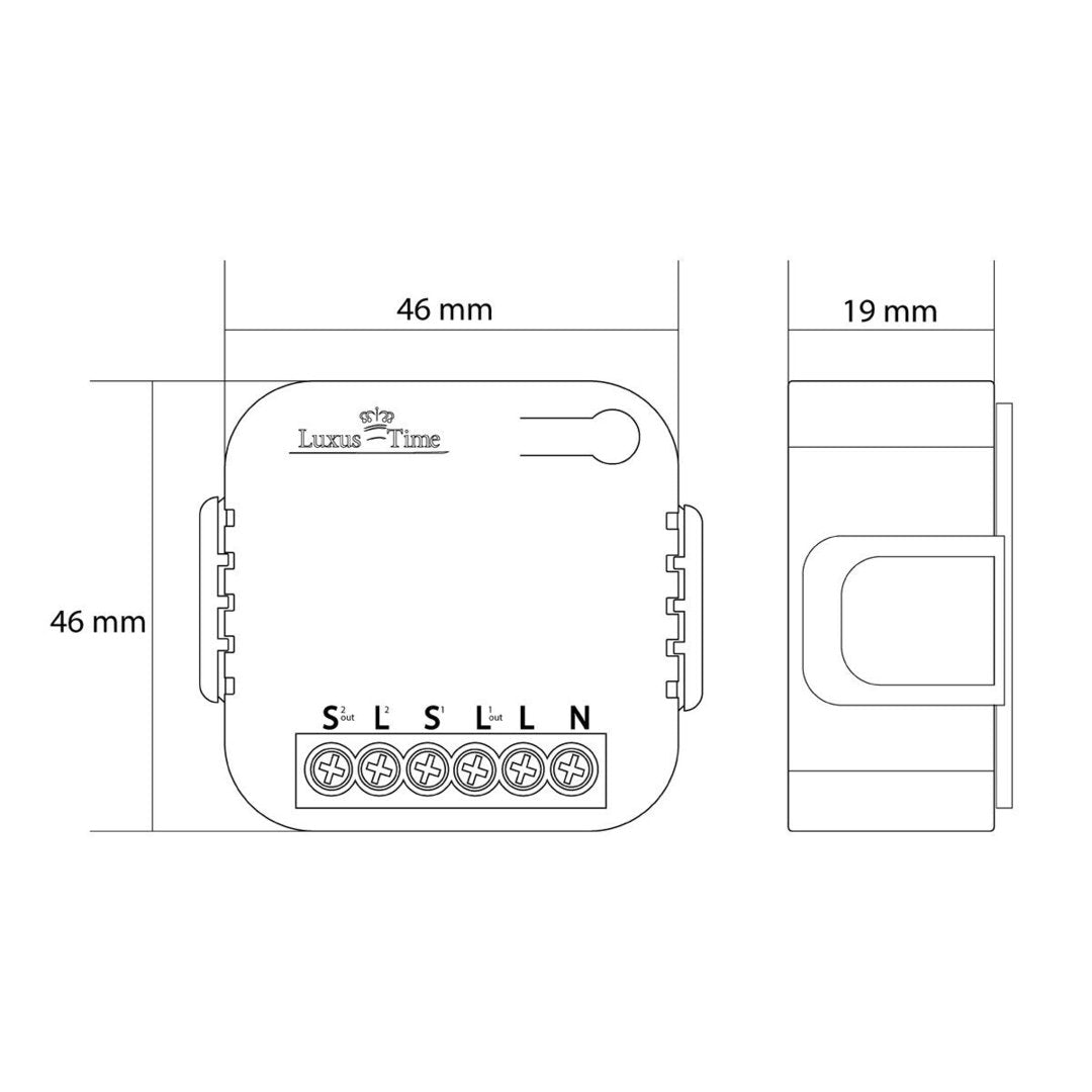 Modul für Jalousien Rollladen optional mit Fernbedienung WIFI + Funk WLAN - Livolo-Deutschland