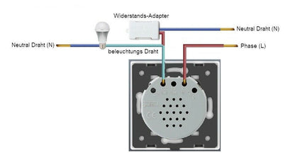 Widerstands-Adapter u. a. für LED Leuchten