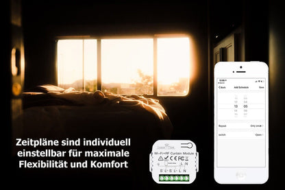 Modul für Jalousien Rollladen optional mit Fernbedienung WIFI + Funk WLAN - Livolo-Deutschland