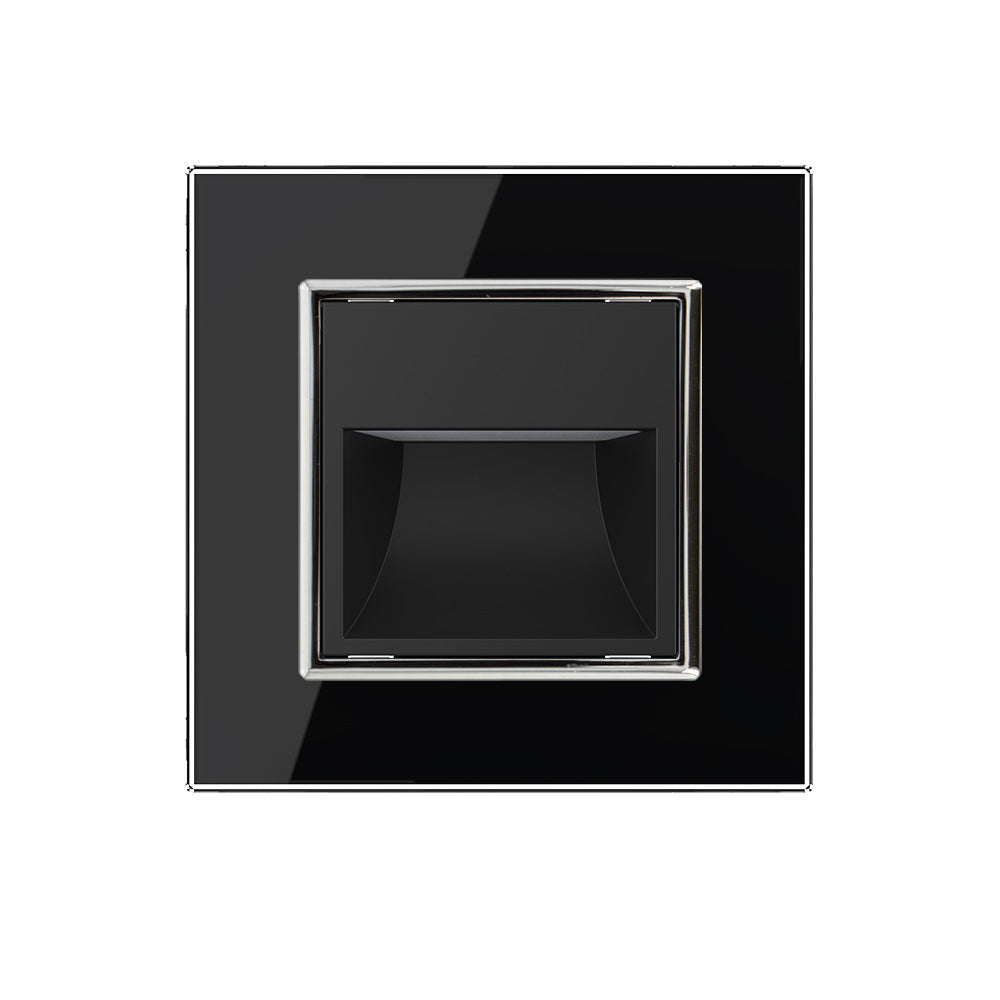 LIVOLO Treppenbeleuchtung mit Glasrahmen in schwarz