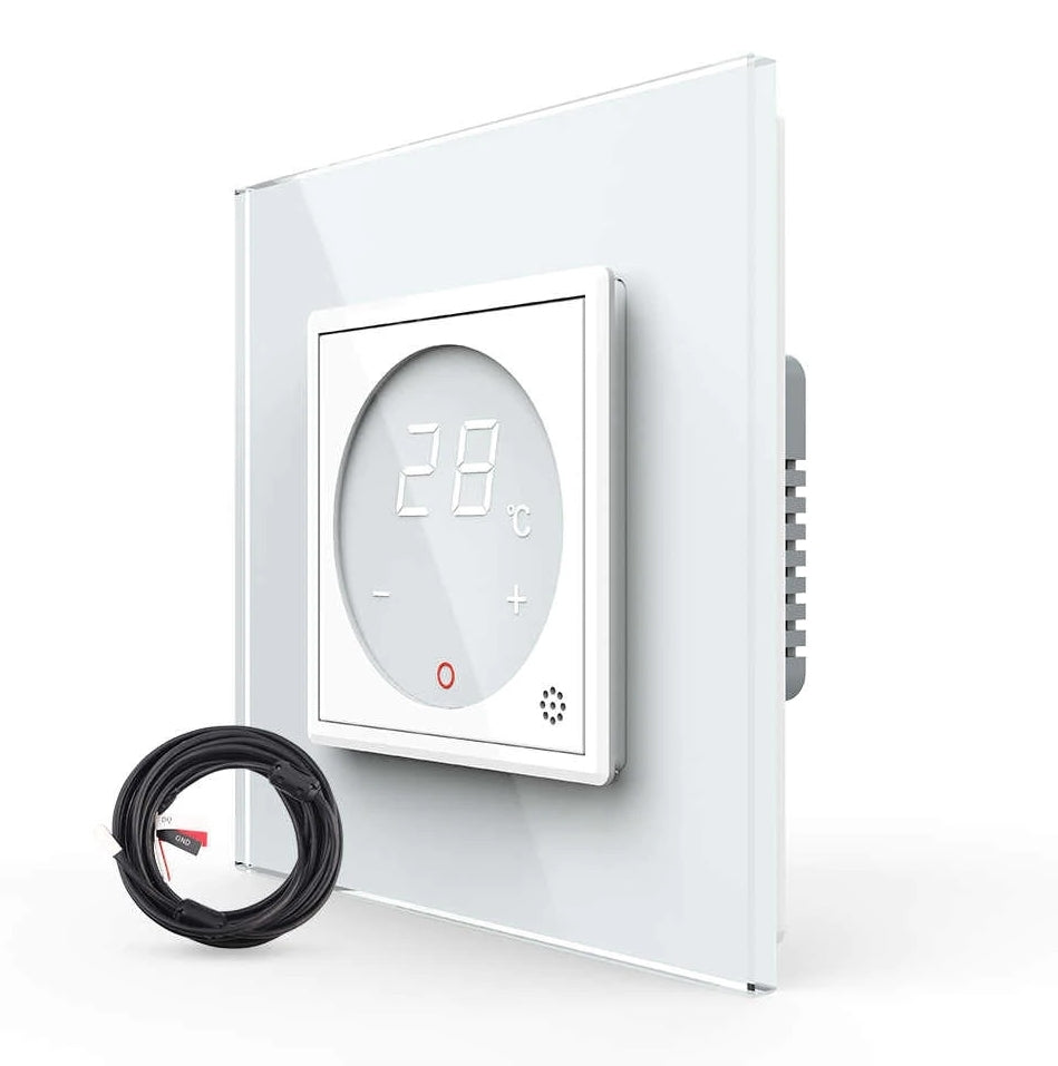 Livolo Thermostat für Fußbodenheizung – digital & weiß