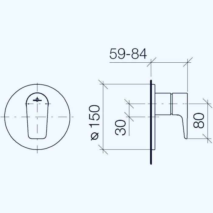 Villeroy & Boch "Subway" Einhandbatterie ohne Umstellung