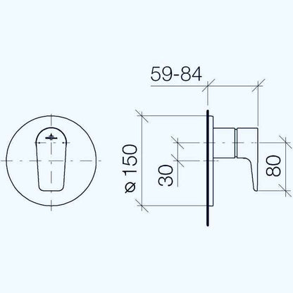 Villeroy & Boch "Subway" Einhandbatterie ohne Umstellung