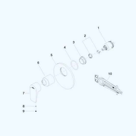 Villeroy & Boch "Subway" Einhandbatterie ohne Umstellung