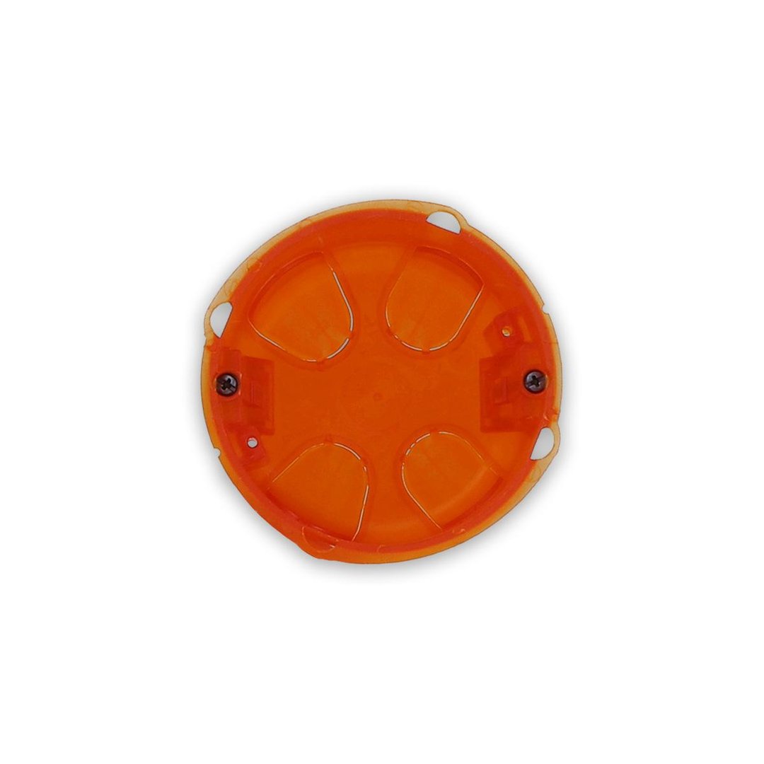 Bodendose mit 67 mm Schraubabstand für die Legrand Wandsteckdose