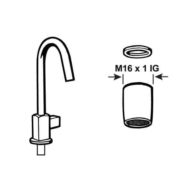 Wasserspar-Strahlregler (-70 %) mit Innengewinde