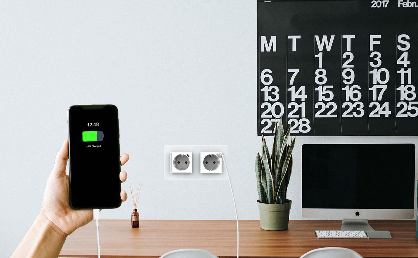 Livolo weißes Steckdosen-Modul mit USB-C