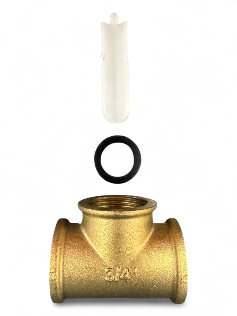 Durchströmungsventil für Trinkwasser-Ausdehnungsgefäße 3/4" IG